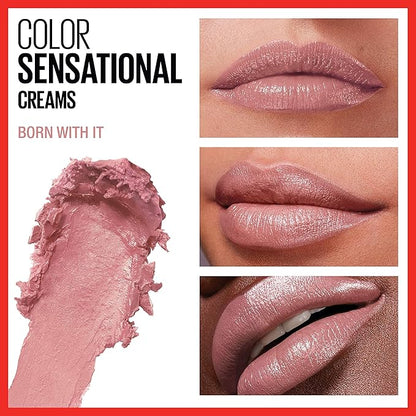 MAYBELLINE Color Sensational Lipstick, Lip Makeup, Cream Finish, Lipstick,