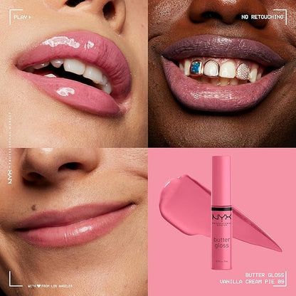 NYX PROFESSIONAL MAKEUP Butter Gloss, Non-Sticky Lip Gloss