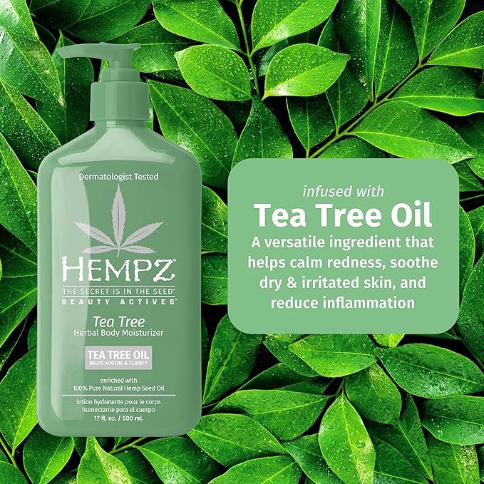 HEMPZ Tea Tree Herbal Body Moisturizer